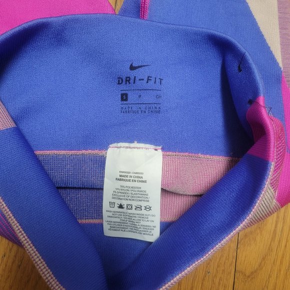 Nike Colorful Icon Clash Seamless Bike Shorts dri-fit size small EUC - Picture 3 of 3